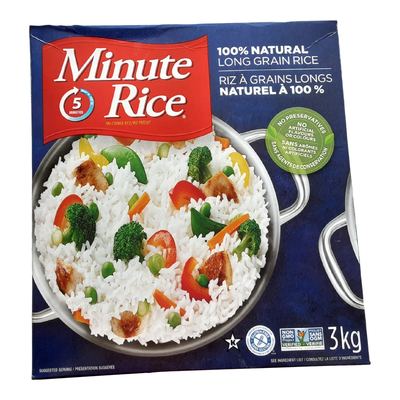 Minute Rice Jumbo, 3 kg