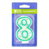 Bakery Crafts Number 8 Birthday Candle