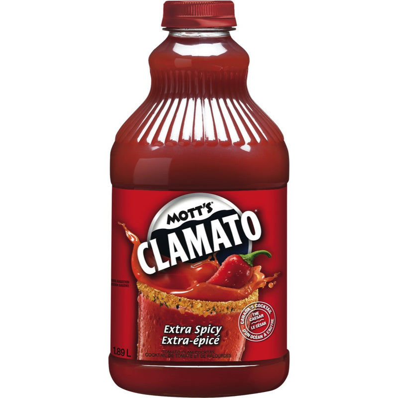 Mott's Clamato Extra Spicy, 1.89L