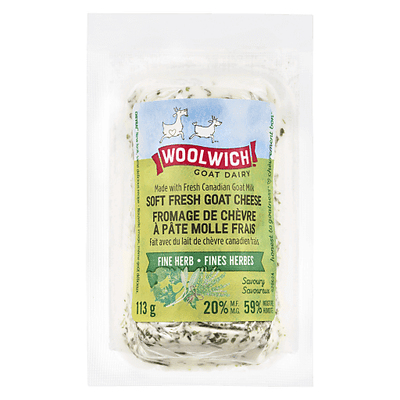 Woolwich Fine Herb Soft Goat Cheese, 113 g