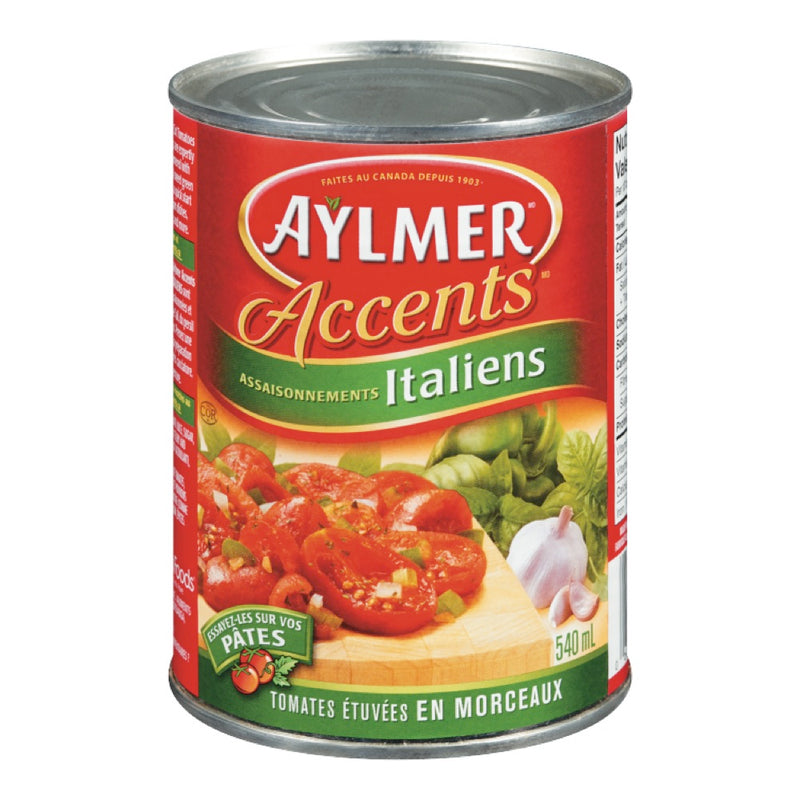 Aylmer Accents Tomatoes Italian, 540 mL