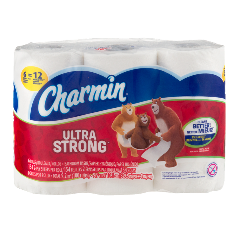 Charmin Ultra Strong 2-Ply Toilet Paper, 6 count