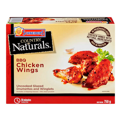 SCHN NATURELS BBQ CHICKEN WINGS