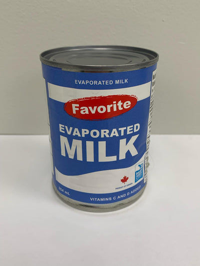 Favorite Evaporated Milk, 354 mL
