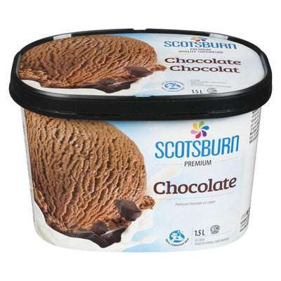 Scotsburn Premium Chocolate Ice Cream, 1.5L