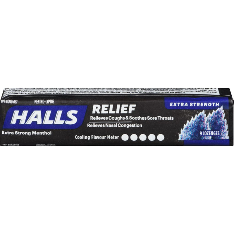 Halls Extra Strong Menthol Throat Medicine, 1 ct