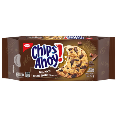 Christie Chips Ahoy! Chunks Chocolate Chip Cookies, 251 g