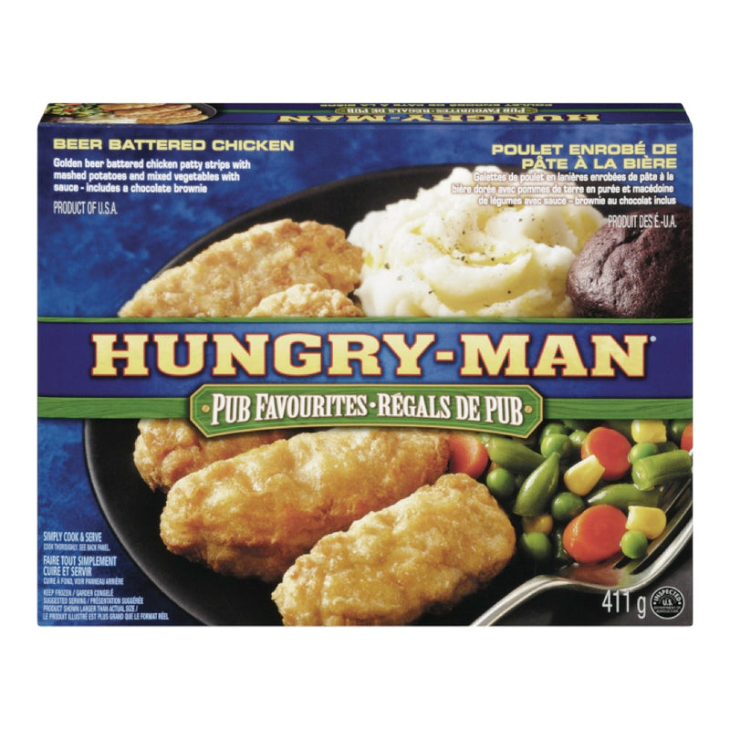 Hungry-Man Pub Favorites Beer Battered Chicken, 411 g
