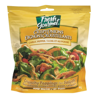 Fresh Gourmet Crispy Onions Garlic Pepper, 99 g
