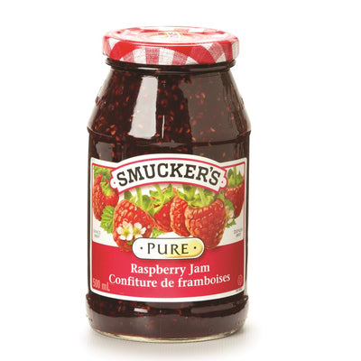 Smuckers Pure Raspberry Jam, 500 mL