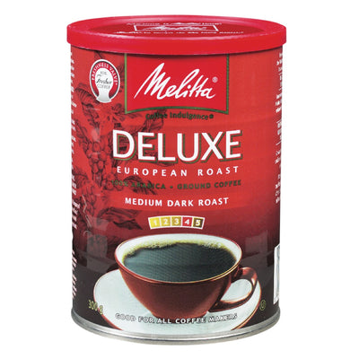 Melitta Deluxe European Medium Roast Coffee, 300 g