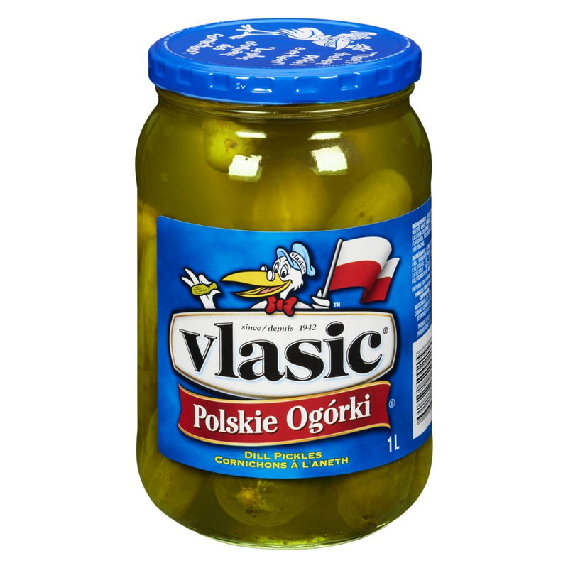 VLASIC POLSKIE OGORKI DILL PICKLES 1L