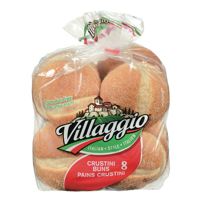 Villaggio Italian Style Crustini Buns, 8 count