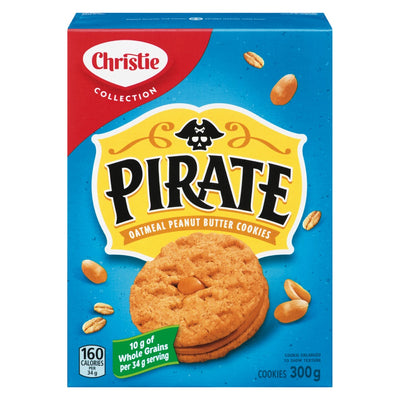 Christie Collection Pirate Oatmeal Peanut Butter Cookies, 300 g
