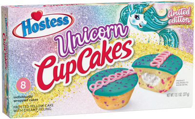 Hostess Unicorn Cupcakes, 8 ct