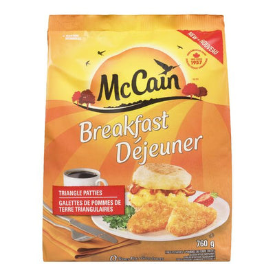 McCain Breakfast Triangle Potato Patties, 760 g