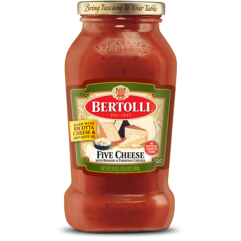 Bertolli Five Cheese With Romano & Parmesan Cheese Sauce, 680 g