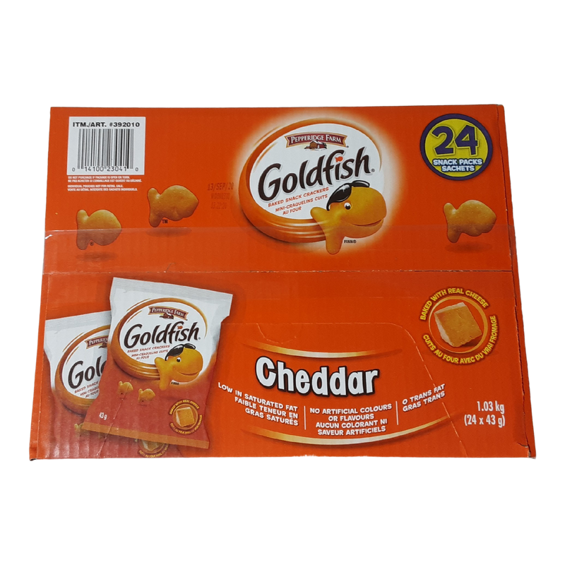 Pepperidge Farm Cheddar Goldfish Crackers, 1.03 kg