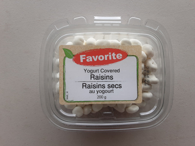 Favorite Yogurt Covered Raisins, 200 g