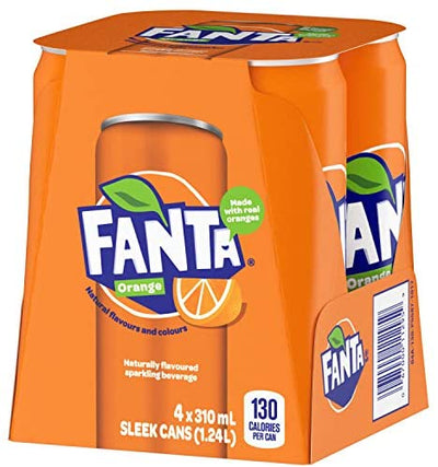 Fanta Orange, 4 ct