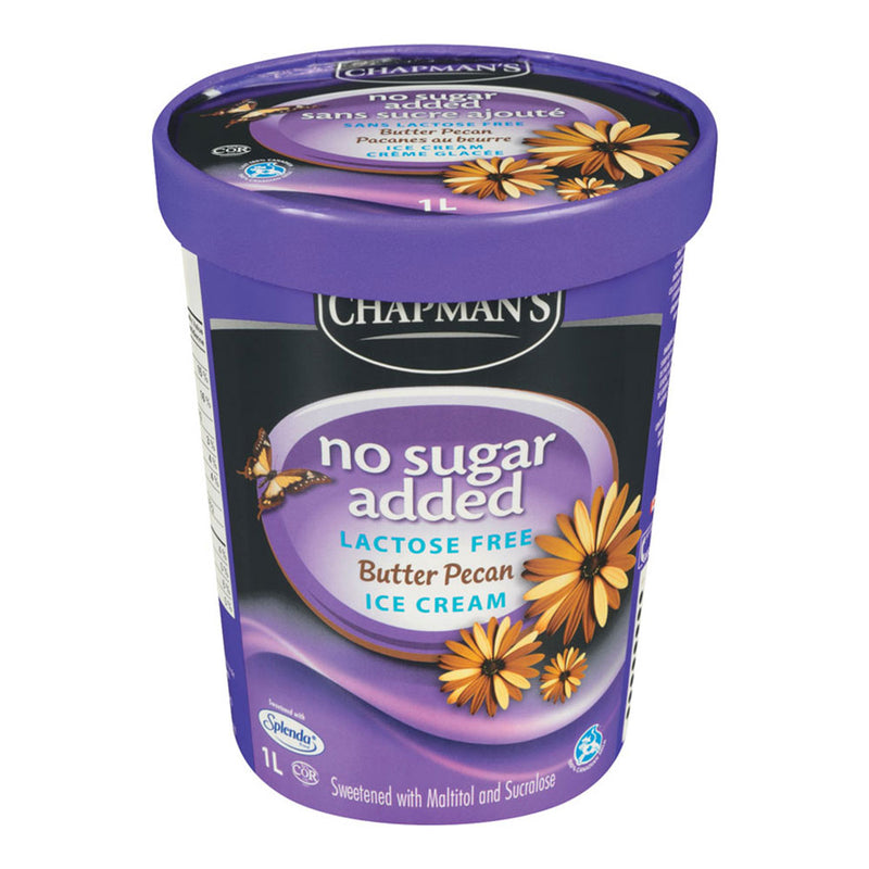 Chapmn's no sugar added lactose free ice cream, 1 l