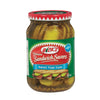Bick's Sandwich Savers Sweet Yum Yum Pickles, 500 mL