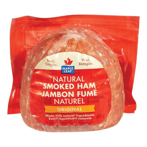 Maple Leaf Natural Smoked Ham, 600 g