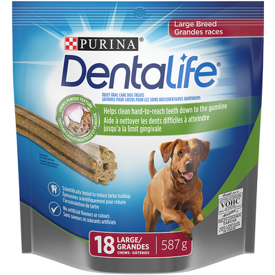Purina Dentalife Large Breed Large Chews, 18 ct, 587 g