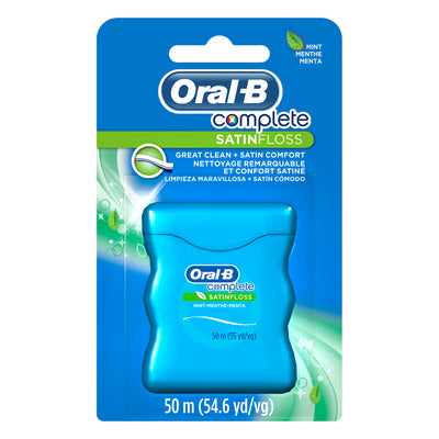 Oral-B Satin Floss Waxed Mint, 50 m