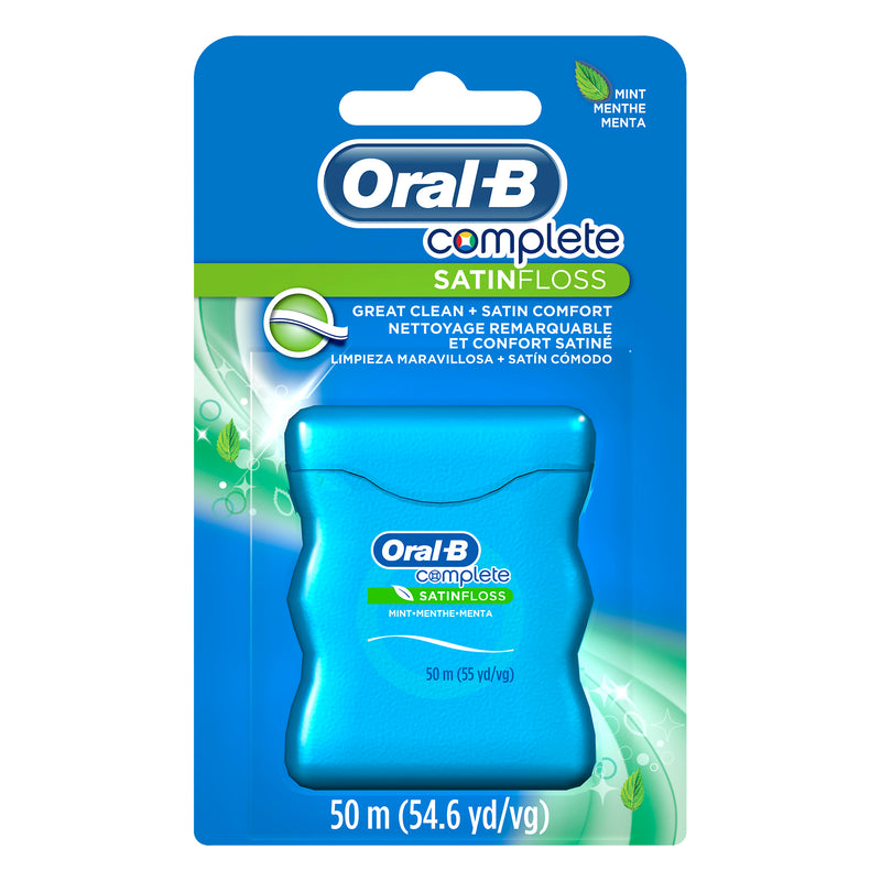 Oral-B Satin Floss Waxed Mint, 50 m