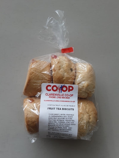 Clarenville Co Op Fruit Tea Buns, 1 ct