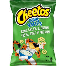 CHEETOS PAWS SOUR CRM & ONION