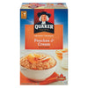 Quaker Peaches & Cream Instant Oatmeal, 325 g
