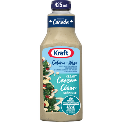 Kraft Creamy Caesar Dressing, 425 ml