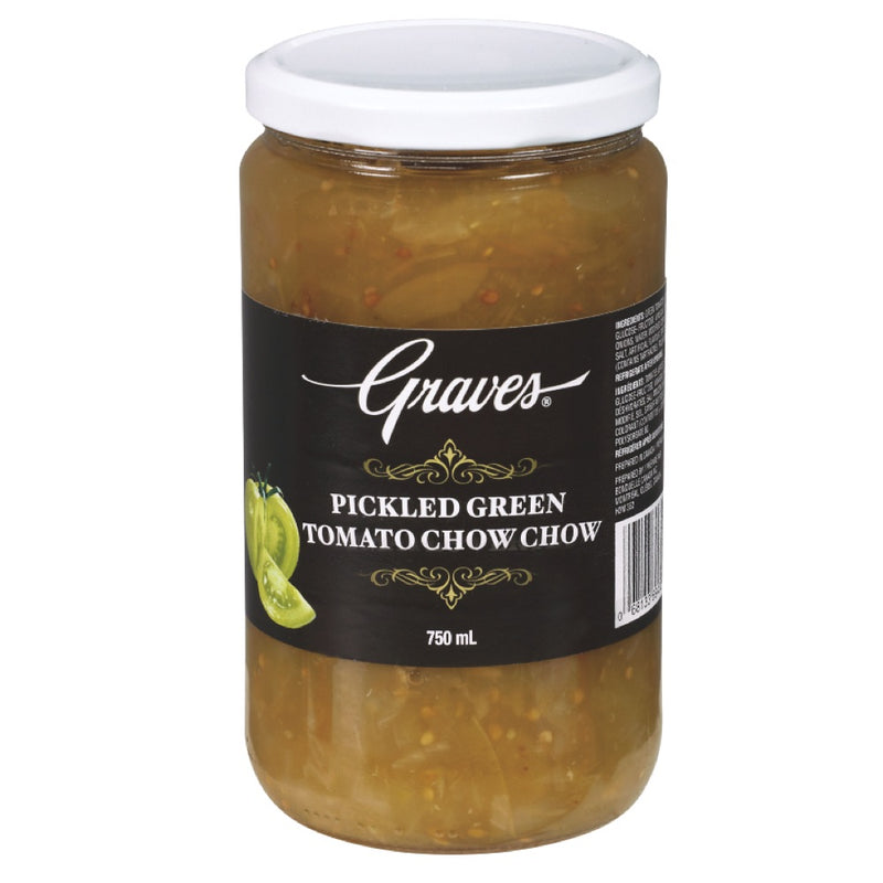 Graves Pickled Green Tomato Chow Chow, 750 mL