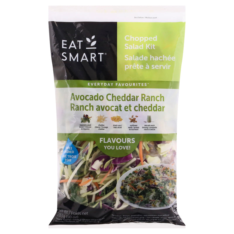 Eat Smart Avocado Cheddar Ranch Chopped Salad Kit, 283 g