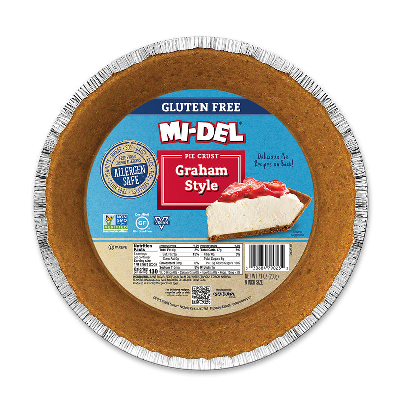 Mi-Del Gluten Free Graham Pie Crust, 200g