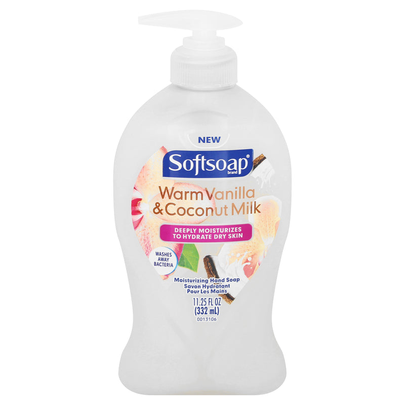 Softsoap Moisturizing Warm Vanilla & Coconut Milk Hand Soap, 11.25 fl oz