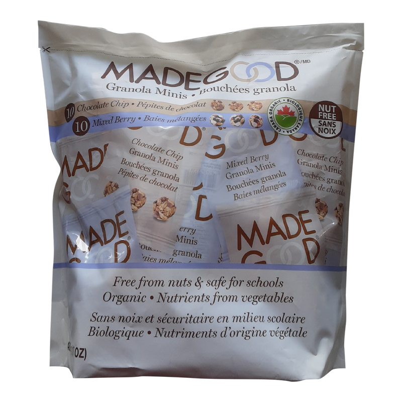 Made Good Granola Minis Chocolate Chip & Mixed Berry, 480 g