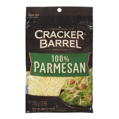 Cracker Barrel 100% Parmesan Shredded Cheese, 250 g