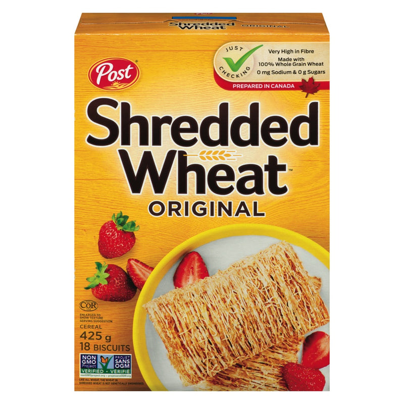 Post Shredded Wheat Cereal, 425 g