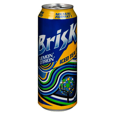 Brisk Lemon Swirl Iced Tea, 710mL
