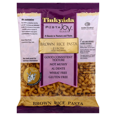 Tinkyada Gluten Free Brown Rice Elbow Pasta, 454 g
