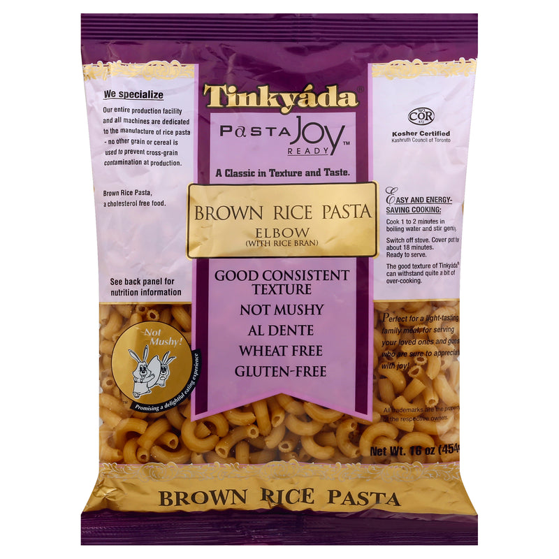 Tinkyada Gluten Free Brown Rice Elbow Pasta, 454 g