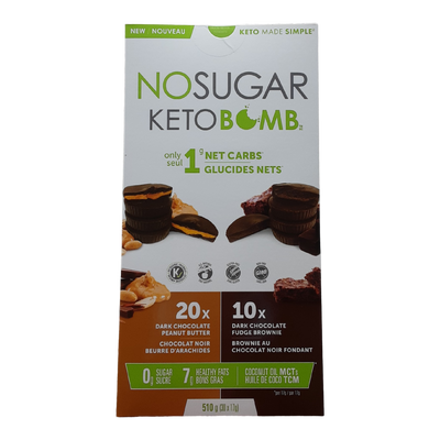 NO SUGAR KETO BOMB CHOCOLATE PEANUT BUTTER CUPS/FUDGE BROWNIE CUPS