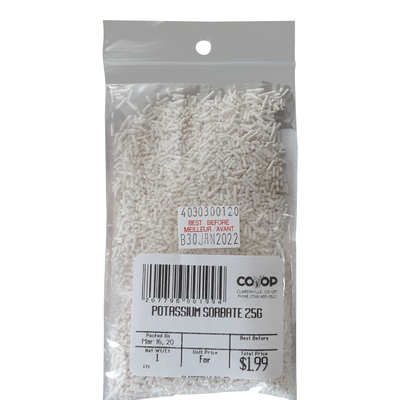 POTASSIUM SORBATE 30G