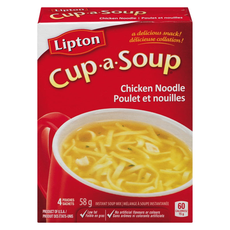 Lipton Cup-A-Soup Chicken Noodle Soup Mix, 58 g