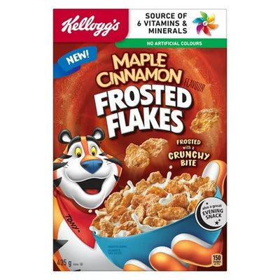 Kellogg's Maple Cinnamon Frosted Flakes, 435 g