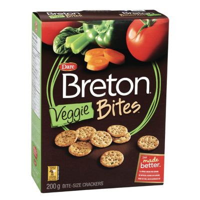 Dare Breton Veggie Bites Crackers, 200 g