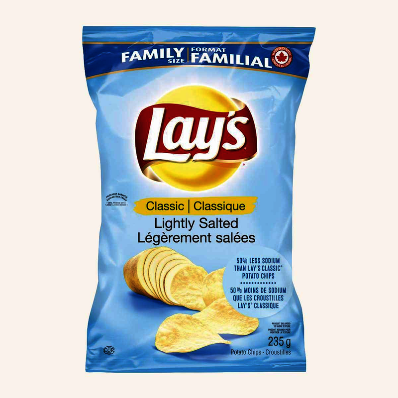 Lay's Classic Light Salted Potato Chips, 235g